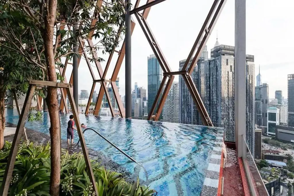 Daire Scarletz Premium Suites Klcc View Full Kl Tower#36 Kuala Lumpur