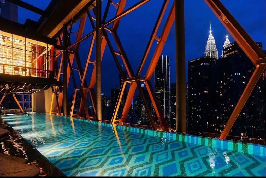 Daire Scarletz Premium Suites Klcc View Full Kl Tower#36 Kuala Lumpur